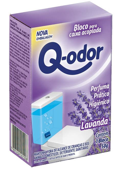 DETERGENTE SANITÁRIO BLOCO P CAIXA ACOPLADA Q ODOR LAVANDA Q Odor