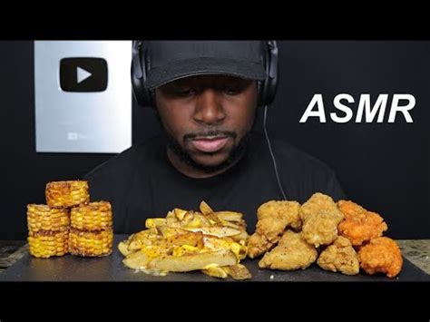 ASMR WINGSTOP BONELESS WINGS VOODOO FRIES AND CAJUN FRIED CORN