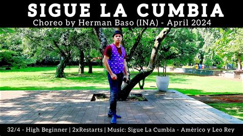 Sigue La Cumbia Line Dance High Beginner Herman Baso INA YouTube