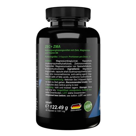 Zink Magnesium Kapseln Vitamin B6 Kaufen ZEC