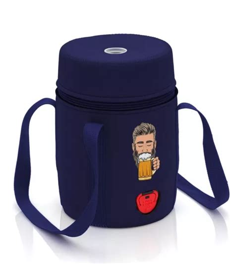 BIERFASSTASCHE KÜHLTASCHE aus Neopren für 5 Liter Partyfässer