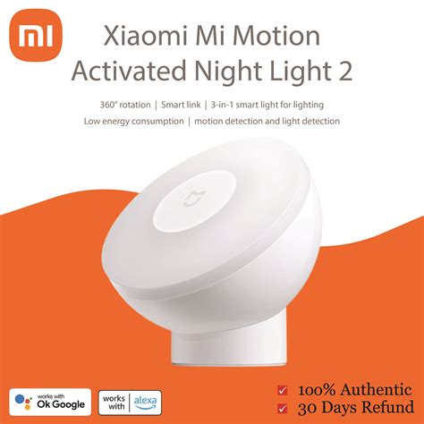 Xiaomi Mijia Night Light Motion Activated Light Bluetooth Smart App