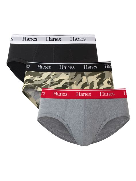 Hanes Originals Men S Dyed Brief Moisture Wicking Stretch Cotton Brief 3 Pack