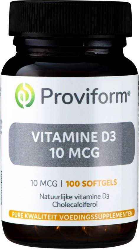 Proviform Vitamine D Softgels Vitaminen Bol