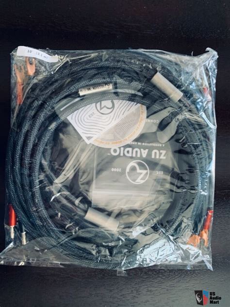 Zu Audio Mission Mk I Speaker Cables Brand New 10 Spades Bananas For