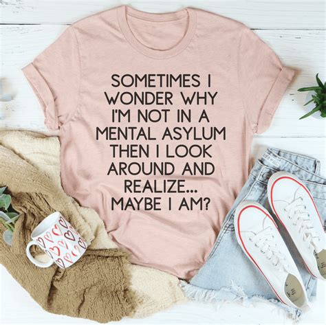 Sometimes I Wonder Tee Peachy Sunday