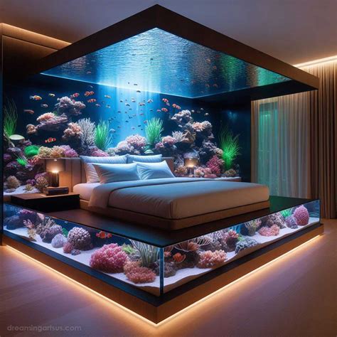 The Aquarium Bedroom: The Perfect Choice For Those Who Love Nature