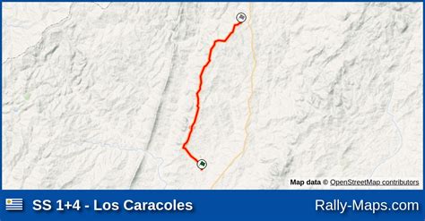 Ss Los Caracoles Stage Map Rally Del Atl Ntico Codasur