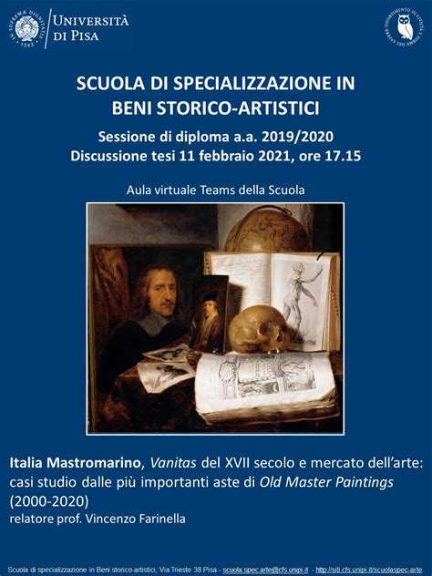 Tesi Della Scuola Di Specializzazione In Beni Storico Artistici