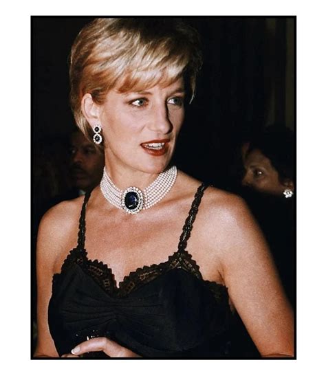 Princess Diana Choker 30 Ct Oval Sapphire And Pearl Luxury Etsy