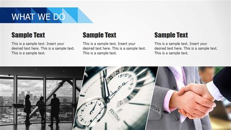 Blue Business PowerPoint Template - SlideModel