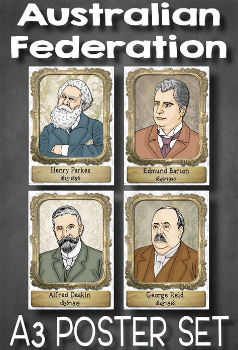beautiful  posters feature  key figures  australian