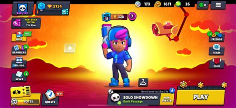 26 Brawlers 5754 Trophies Total Skins 4 Gems 26 Androidiosinstant Deliveryuvopo8oo