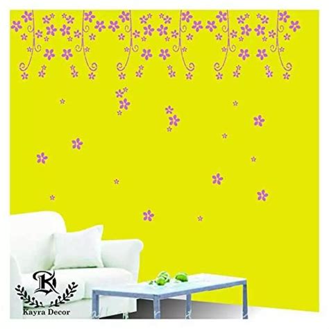 Buy Kayra Decor Swirl Floral X Inch Wall Design Stencil Painting