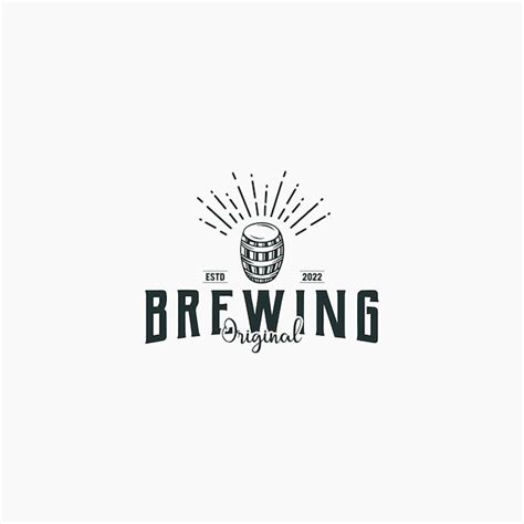 Premium Vector Vintage Badge Label Logo Template Designs For Beer House Bar Pub Brewing