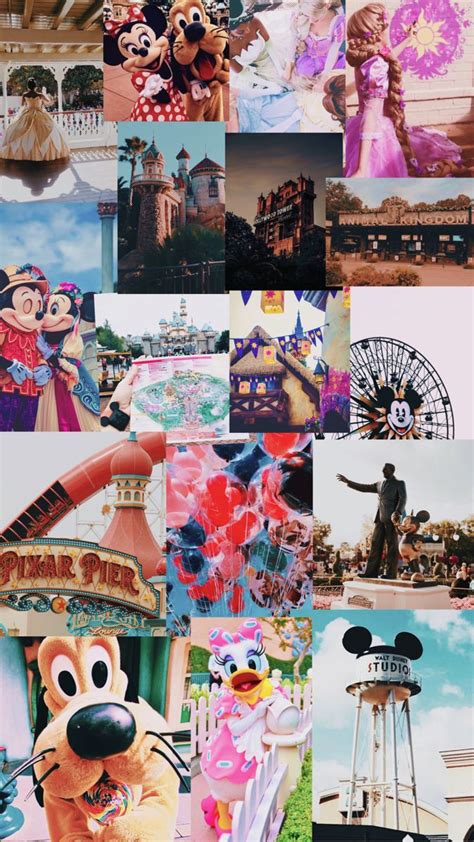 Disney Background Collage