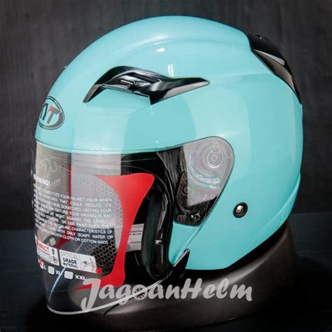 KYT HELM VENOM OPEN JUNIOR SOLID | AQUA BLUE | HELM ANAK