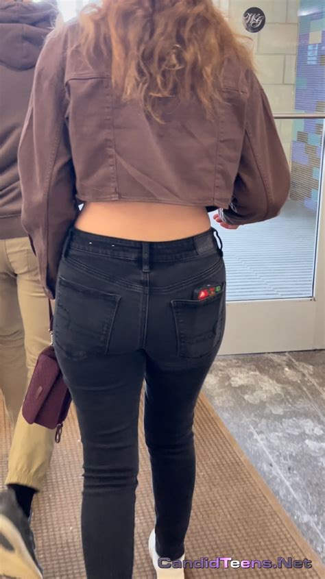Tight Jeans Candid Ass Couple Girl Busted Candid Teens