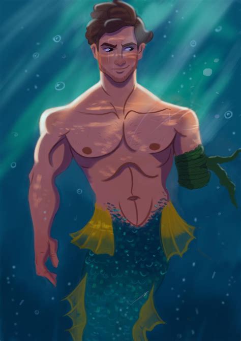 Merman By Fawkes29 On Deviantart Mermaid Illustration Anime Merman Character Art