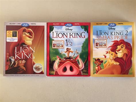 Alphapower65 On Twitter The Lion King Blu Ray Collection Trilogy 1