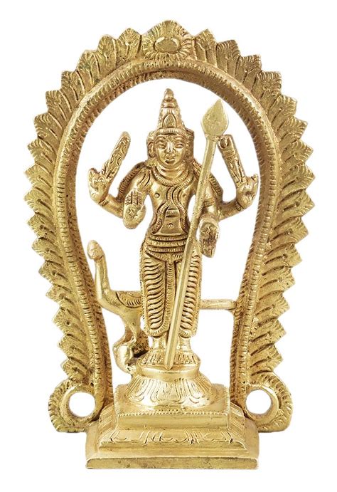 Lord Murugan Brass Statue