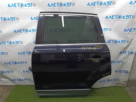 Двері в зборі задні ліві Audi Q7 4l 10 15 чорний Lc9x тички 4l0833051