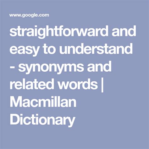 Understanding Synonym