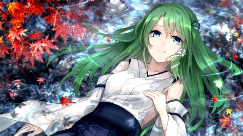 Download Sanae Kochiya Anime Touhou Hd Wallpaper