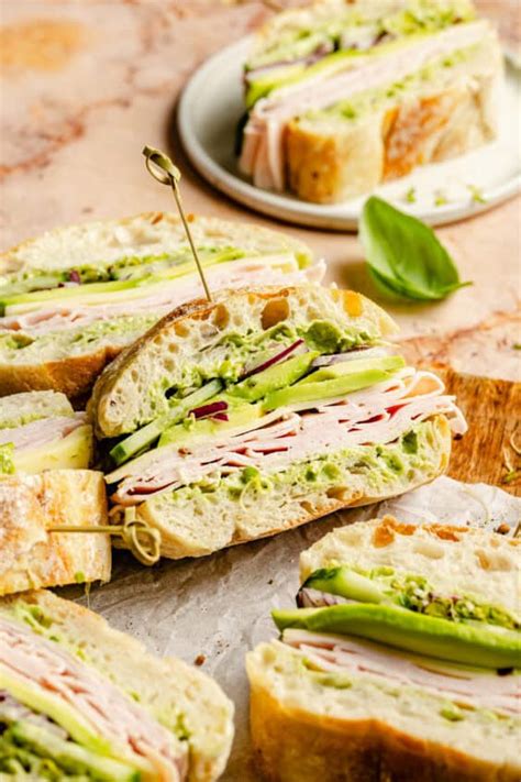 Green Goddess Party Sandwiches - The Defined Dish