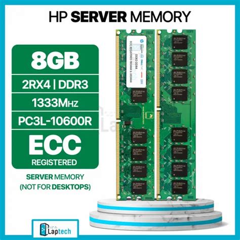 Hp Server Memory Gb Rx Ddr Pc L R Ecc Registered Ram