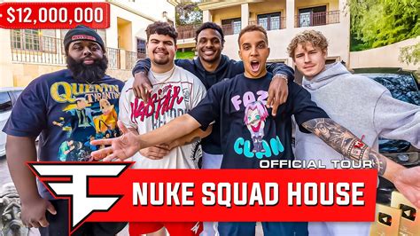 Welcome To The New Faze Nuke Squad House Youtube