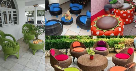 Increíbles Ideas De Muebles De Jardín Hechos Con Llantas