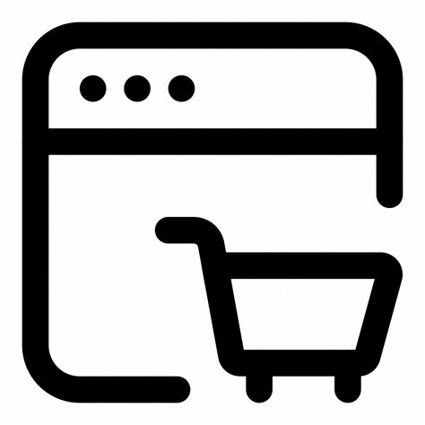 Online Shop Shopping Supermarket Commerce Ecommerce Smart Icon