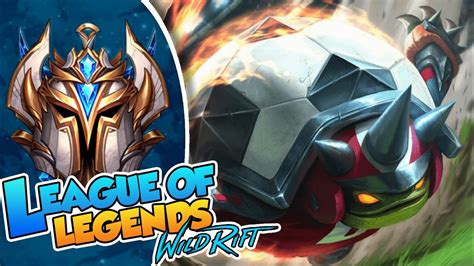 WILD RIFT S12 RAMMUS JUNGLA EL TANKE DE VELOCIDAD DE ATAQUE YouTube