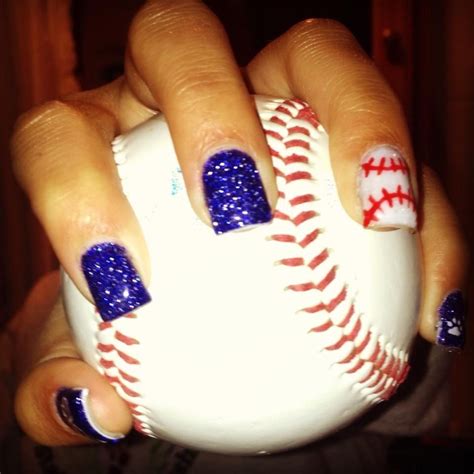 The 25+ best Baseball nail designs ideas on Pinterest | New nail colors ...