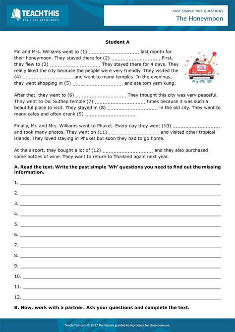 Esl Past Simple Wh Questions Activity Reading Writing And Speaking Hot Sex Picture