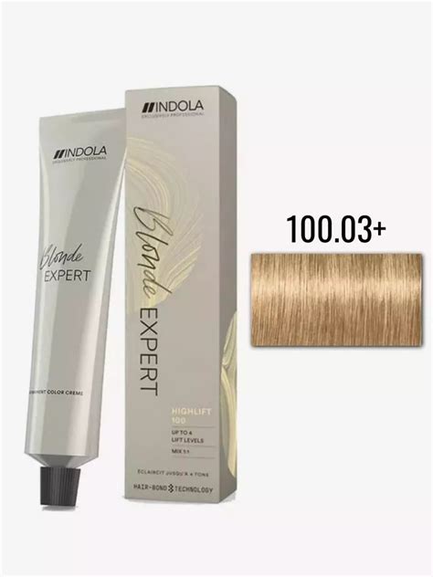 INDOLA BLONDE EXPERT Highlifts 100 03 ультраблонд натуральный золотистый интенсивный Стойкая