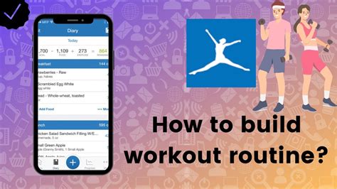 How to build workout routine on MyFitnessPal? - YouTube