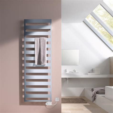 Kermi Casteo E Radiateur de salle de bains tout électrique argent