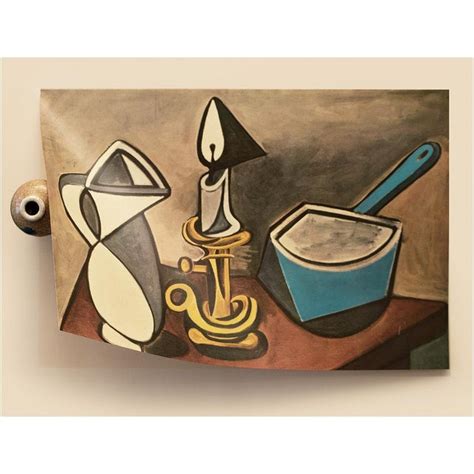 1954 After Pablo Picasso Still Life With A Candle Large Period First Limited Edition