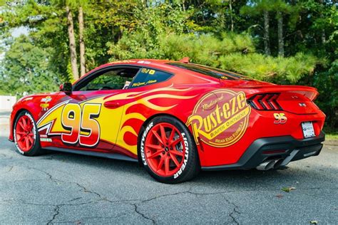 The Ford Mustang Gt Turns Into A Lightning Mcqueen Telegraph