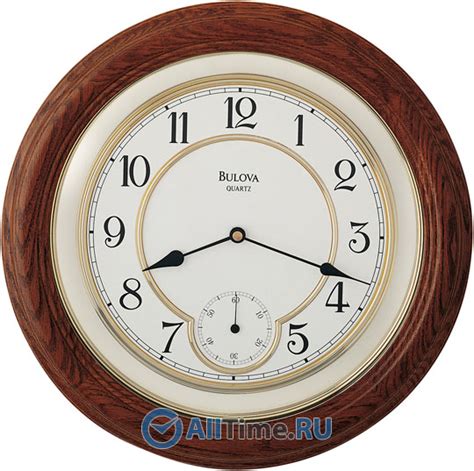 Деревянные настенные часы Bulova C4596 — купить в интернет-магазине ...