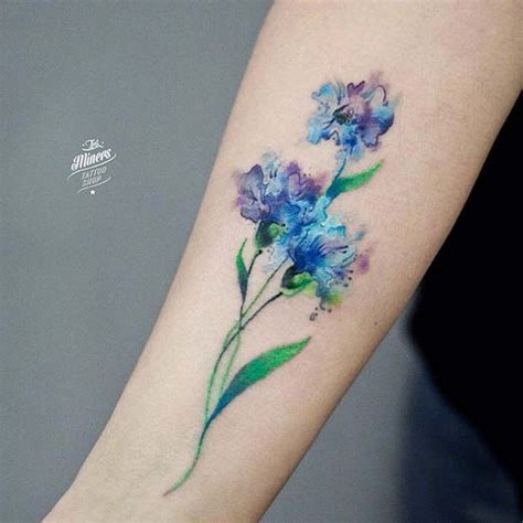 51 Watercolor Tattoo Ideas For Women Pretty Flower Tattoos