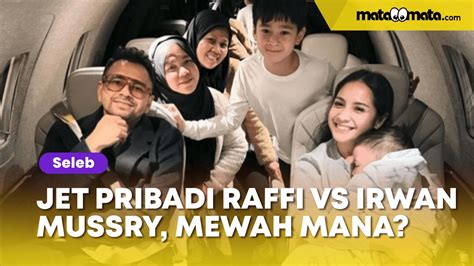 Beda Jet Pribadi Raffi Ahmad Dan Irwan Mussry Punya Suami Maia