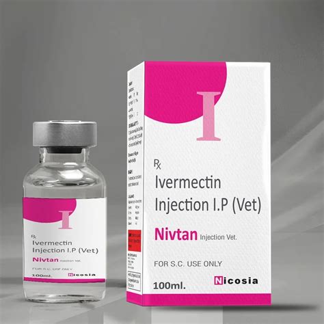 Ivermectin Injection Ml Nivtan For Clinical Packaging Type Box