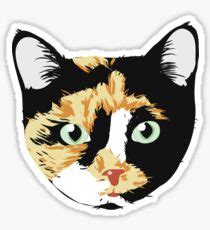 Calico Cat Stickers | Redbubble