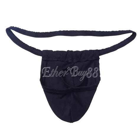 Mens Lingerie Pouch G String Thongs Sexy Backless Bikini Briefs Underwear Tanga EBay