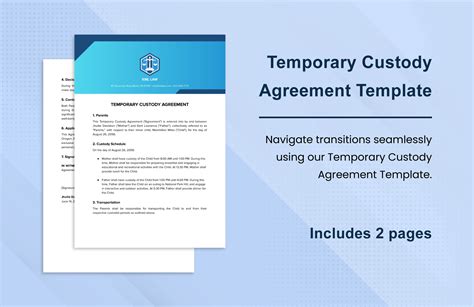 Free Child Custody Agreement Templates Editable And Printable