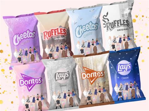 Taylor Swift Eras Party Chip Bags Taylor Swift Inspired Birthday Party Treats Custom Chip Bags