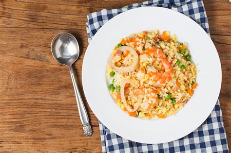 Premium Photo Seafood Fried Rice